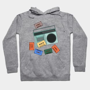 Retro Vintage 80's Music Hoodie